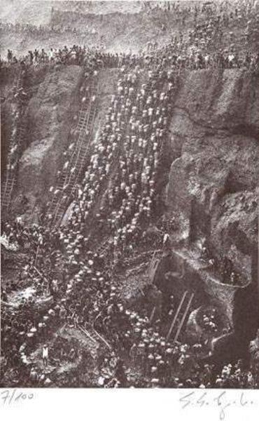 Mine D Or De La Serra Pelada Br Sil By Sebastiao Salgado Artist