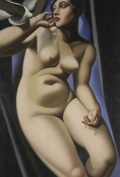 Nude With Dove By Tamara De Lempicka After Artist At Jacksons