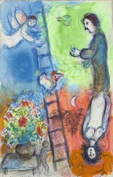 L Chelle De Jacob By Marc Chagall Artist At Compagnie Marocaine