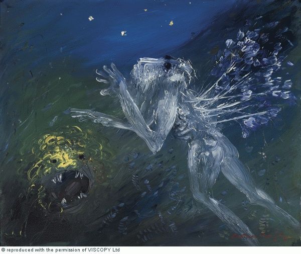 Nebuchadnezzar Blind on a Starry Night with Lion's Head by Arthur ...