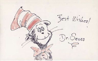 Best wishes from the Cat in the Hat by Dr Theodore S Giesel Seuss ...