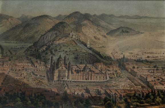 Vista de la Basílica de Guadalupe by Carl (karl) Nebel artist at Morton ...