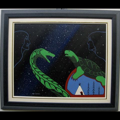 THE LEGEND OF THE NORTHERN LIGHTS by David Johnson artist at ...