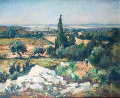 PAYSAGE à SAINT-RÉMY-DE-PROVENCE by Marcel Parturier artist at Éric ...