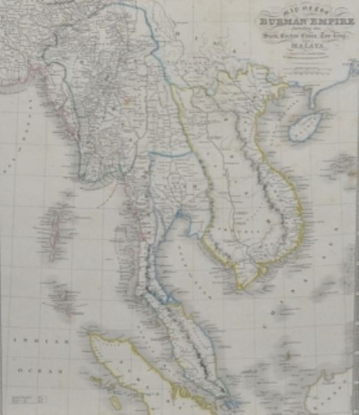 Map of the Burman Empire by James Wyld artist at Fieldings Auctioneers ...