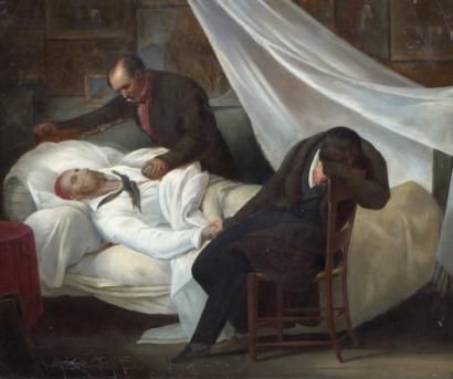 La mort de Géricault by Ary Scheffer artist at BOISGIRARD - ANTONINI ...