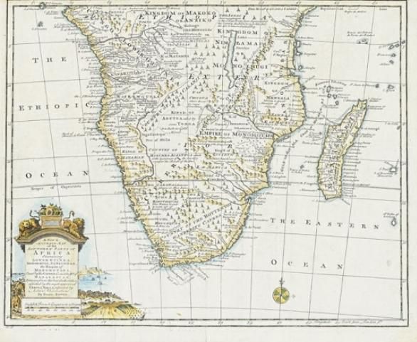 A New & Accurate Map of the Southern Parts of Africa, containing Lower ...