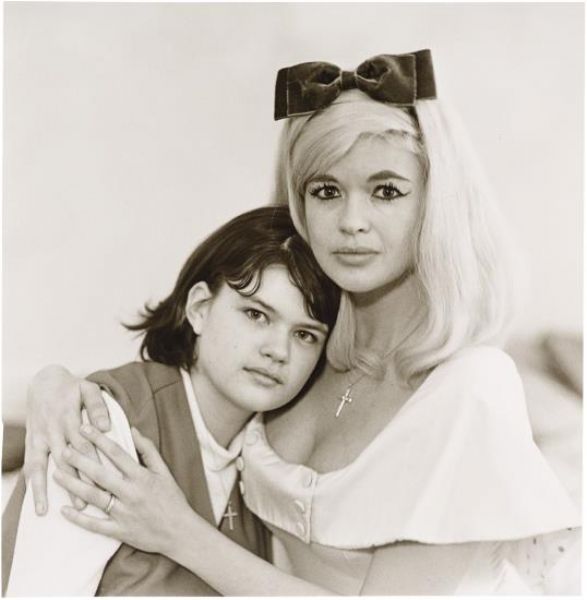 Jayne Mansfield Climber-Ottaviano, actress, with her daughter Jayne ...