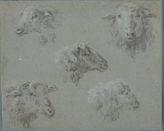 Tetes de Moutons by Jean Baptiste Huet artist at Doyle New York auction ...