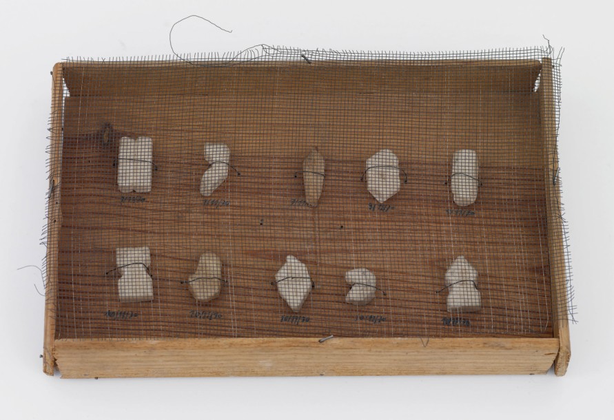 SUCRES TAILLES by CHRISTIAN BOLTANSKI artist at de Saint Cyr