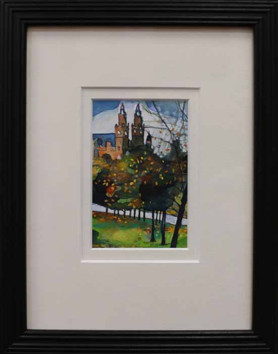 KELVINGROVE TOWERS by BRYAN EVANS artist at McTear's auction house
