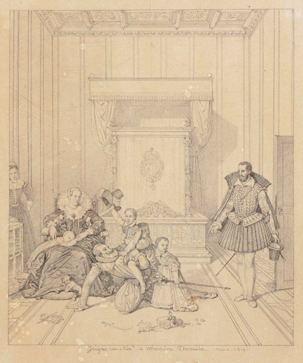 Henri Iv Jouant Avec Ses Enfants By Jean Auguste Dominique Ingres Artist At Christie S Auction