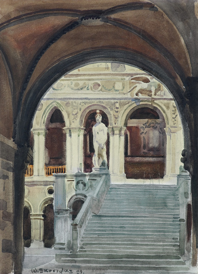 THE GIANTS' STAIRCASE OF THE DOGE'S PALACE, 1909