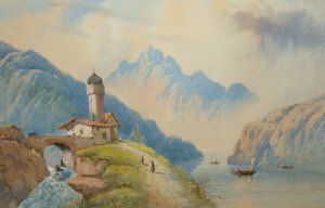 uropean-alpine-river-landscape-with-figures-a-church-and-shipping