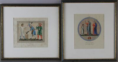 two-prints-from-a-complete-view-of-the-dress-and-habits-of-the-people-of-england