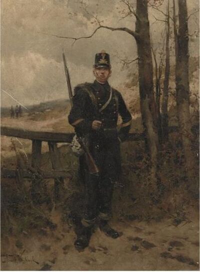soldier-in-a-landscape