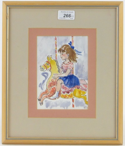 girl-on-a-carousel