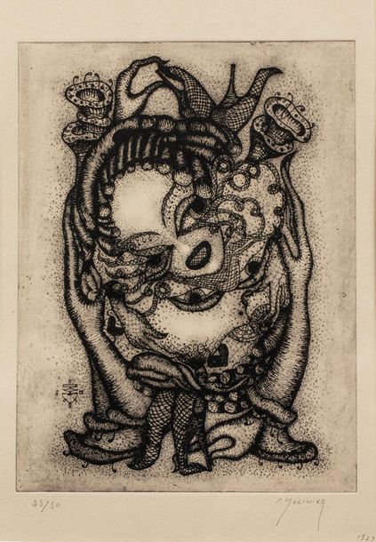 ピエール・モリニエ　Le Chaman et ses Creatures Photo-montage pour «Le Chaman et ses créatures» by Pierre